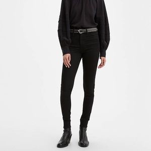 Levi’s Mile High Super Black Skinny Jeans size 28